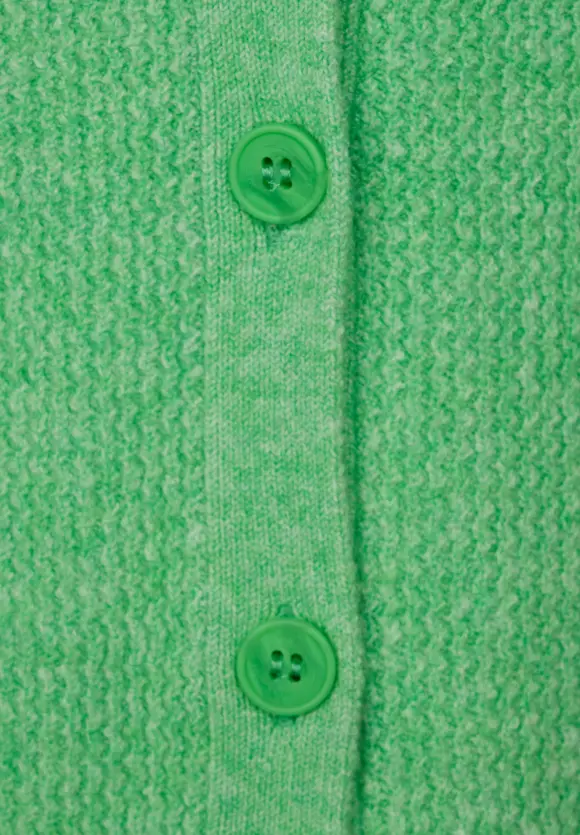 V-Ausschnitt Cardigan - light spring green mel.