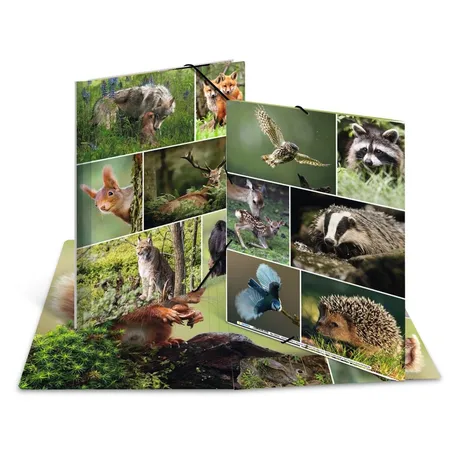 HERMA Sammelmappen A4 Karton Waldtiere