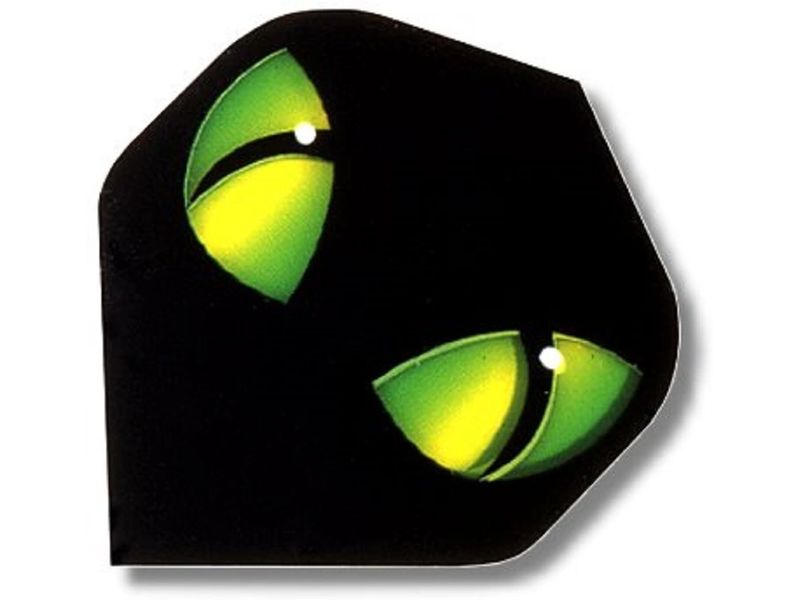 Karella Flights Polymet Tigeraugen, 3 Stück Dartflights