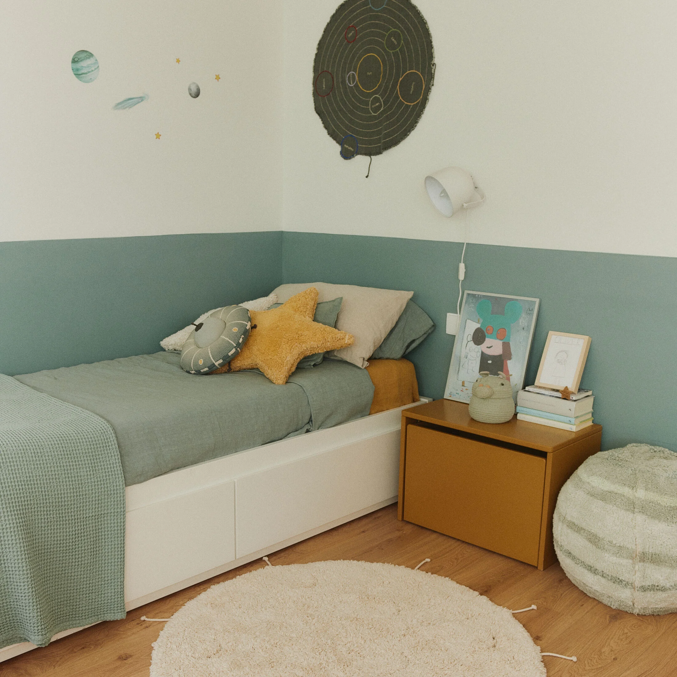 Coussin ovni interactif | Gris