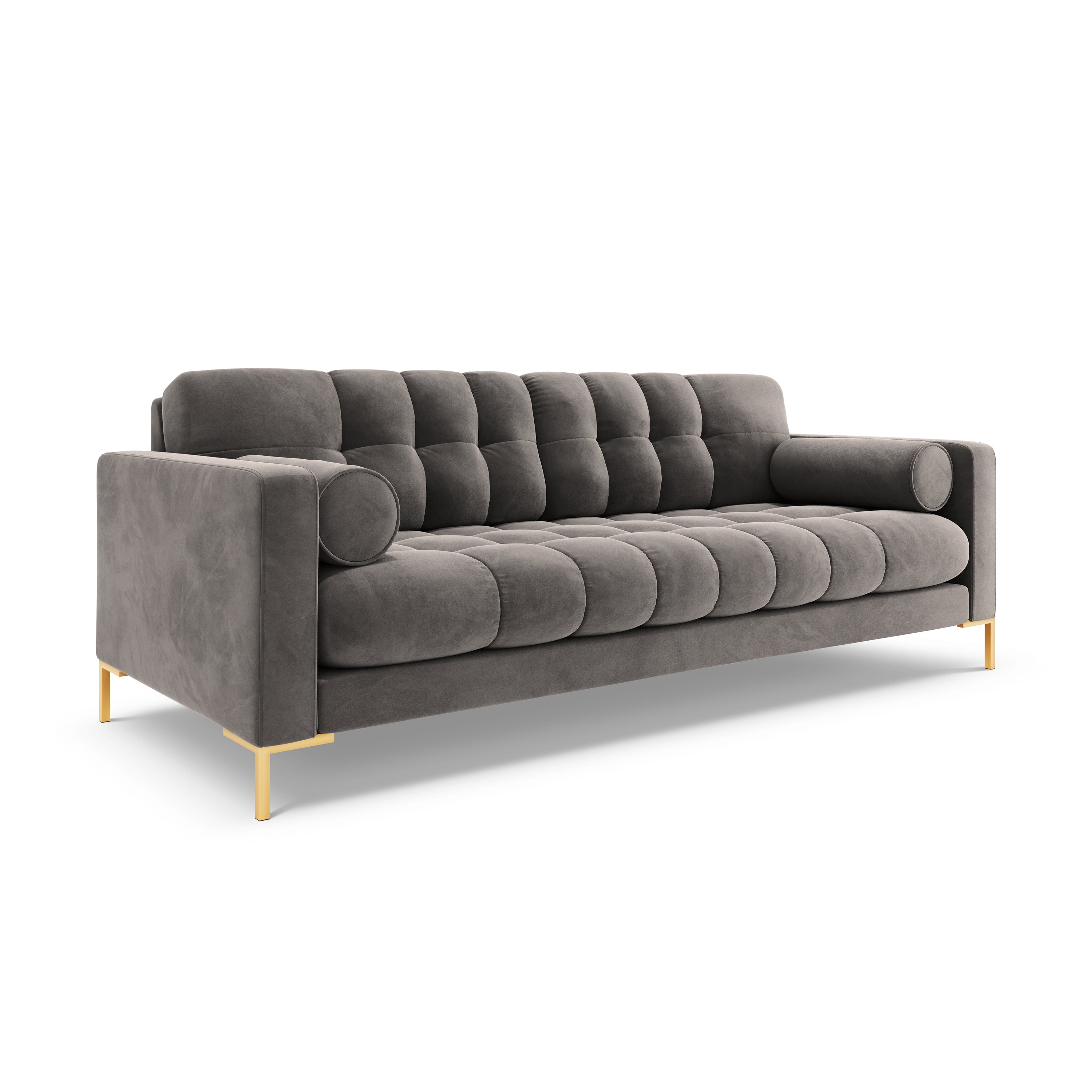 Cosmopolitan Design Bali 4-zitsbank - Grijs / Goud