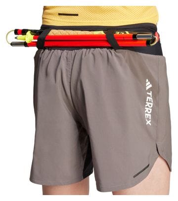 Short adidas Terrex Agravic 5in Marron Homme