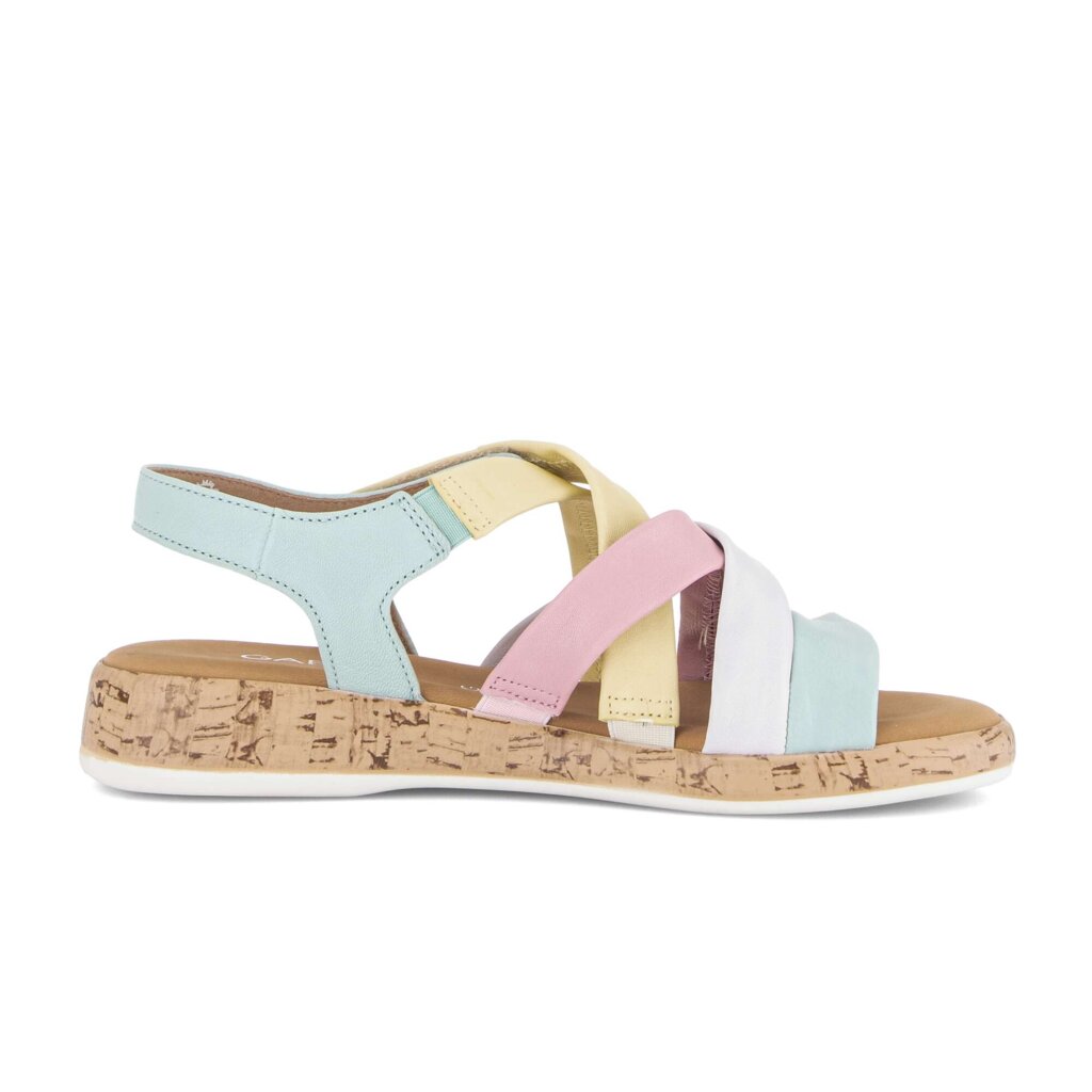 Sandal met riempjes multicolour