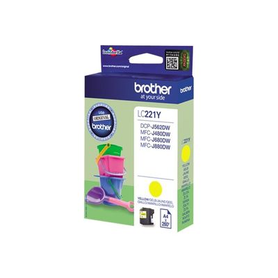 Brother LC221 - jaune - cartouche d'encre originale
