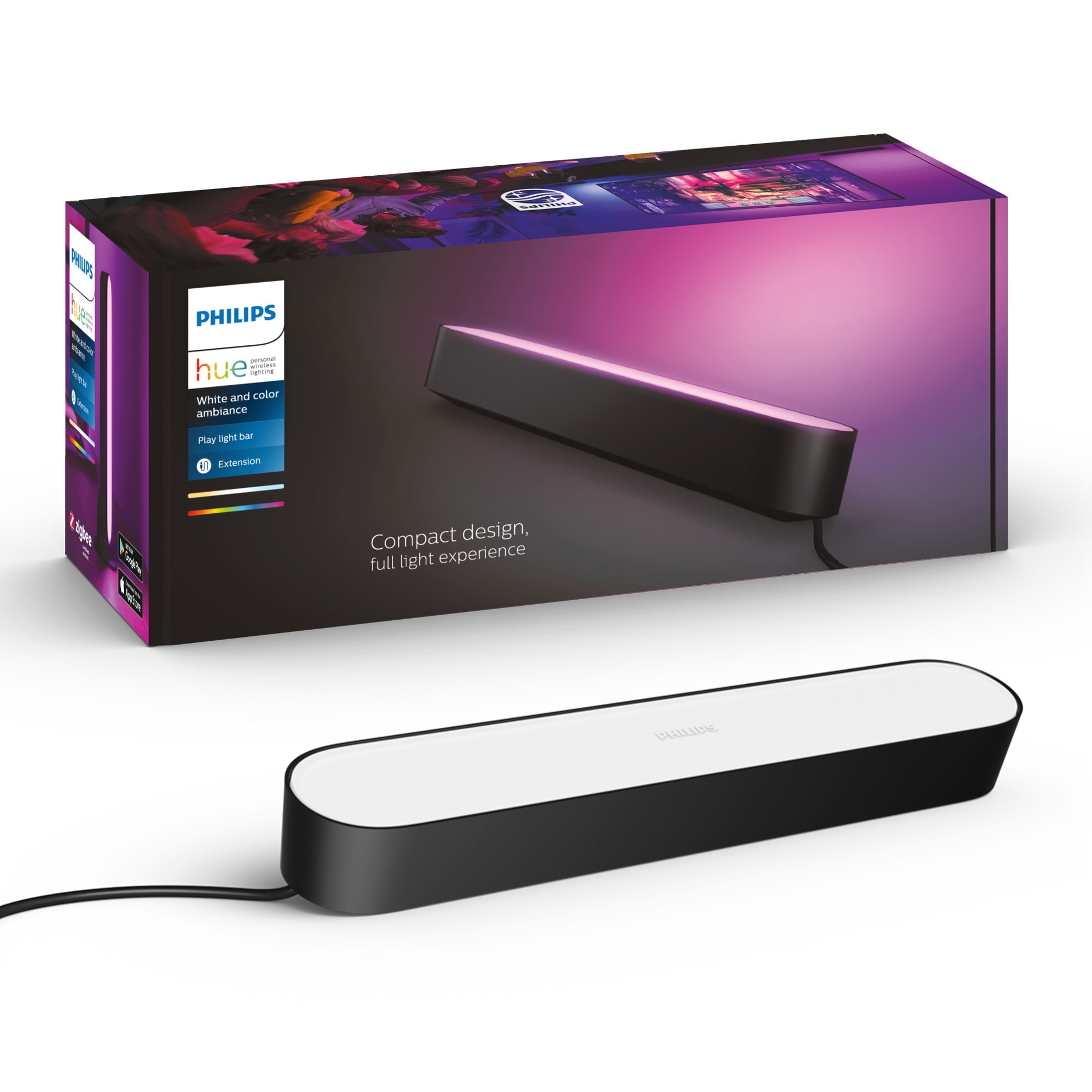 Philips Hue Play Bord- og vegglampe - Svart