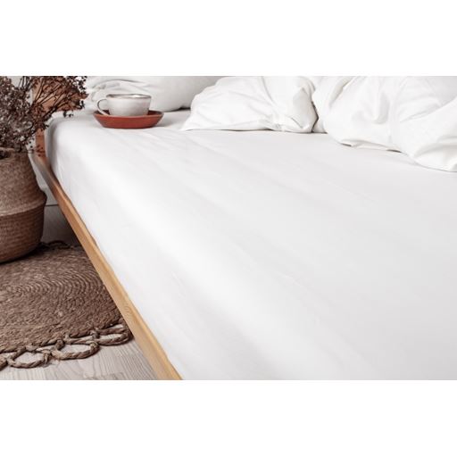 Night and Day Percale Boxlagen, Hvid, 180x210 cm