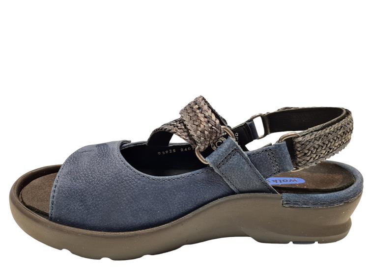 Wolky 00392511 Lisse Antique nubuck blauw