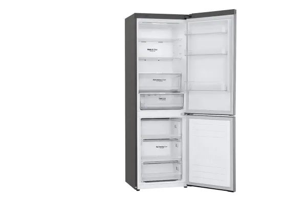 LG Refrigerator GBB71PZDMN A  , Free standing, Combi, Height 186 cm, No Frost system, Fridge net capacity 234 L, Freezer net capacity 107 L, Display, 36 dB, Silver