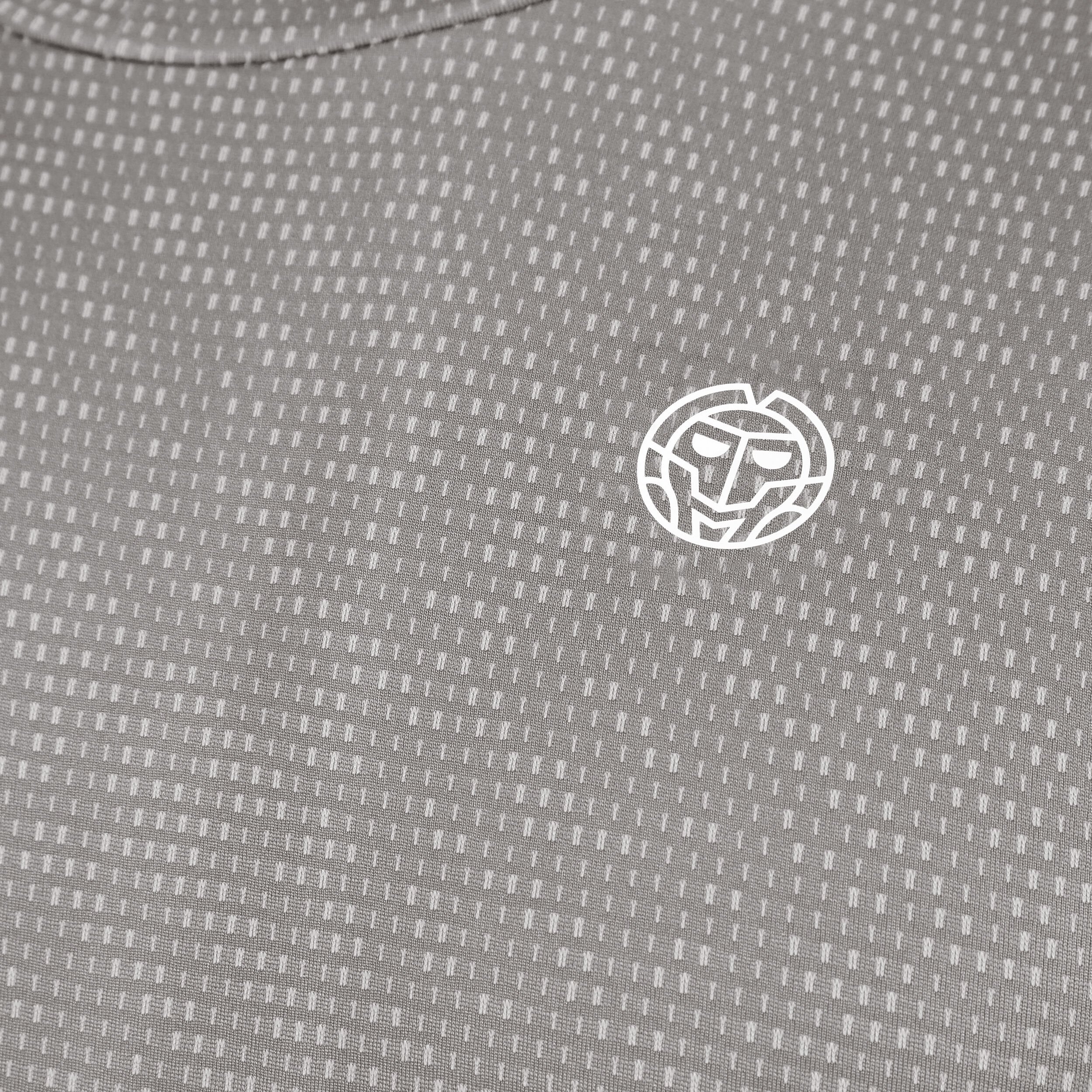 BIDI BADU Falou Tech T-shirt Hommes - Gris , Blanc