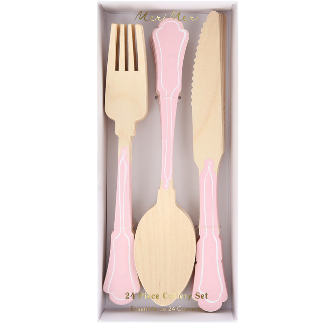 Meri meri bestek elegant pink - 24st