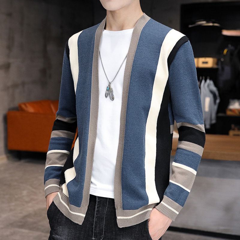 Naideth - Gestreept open vest