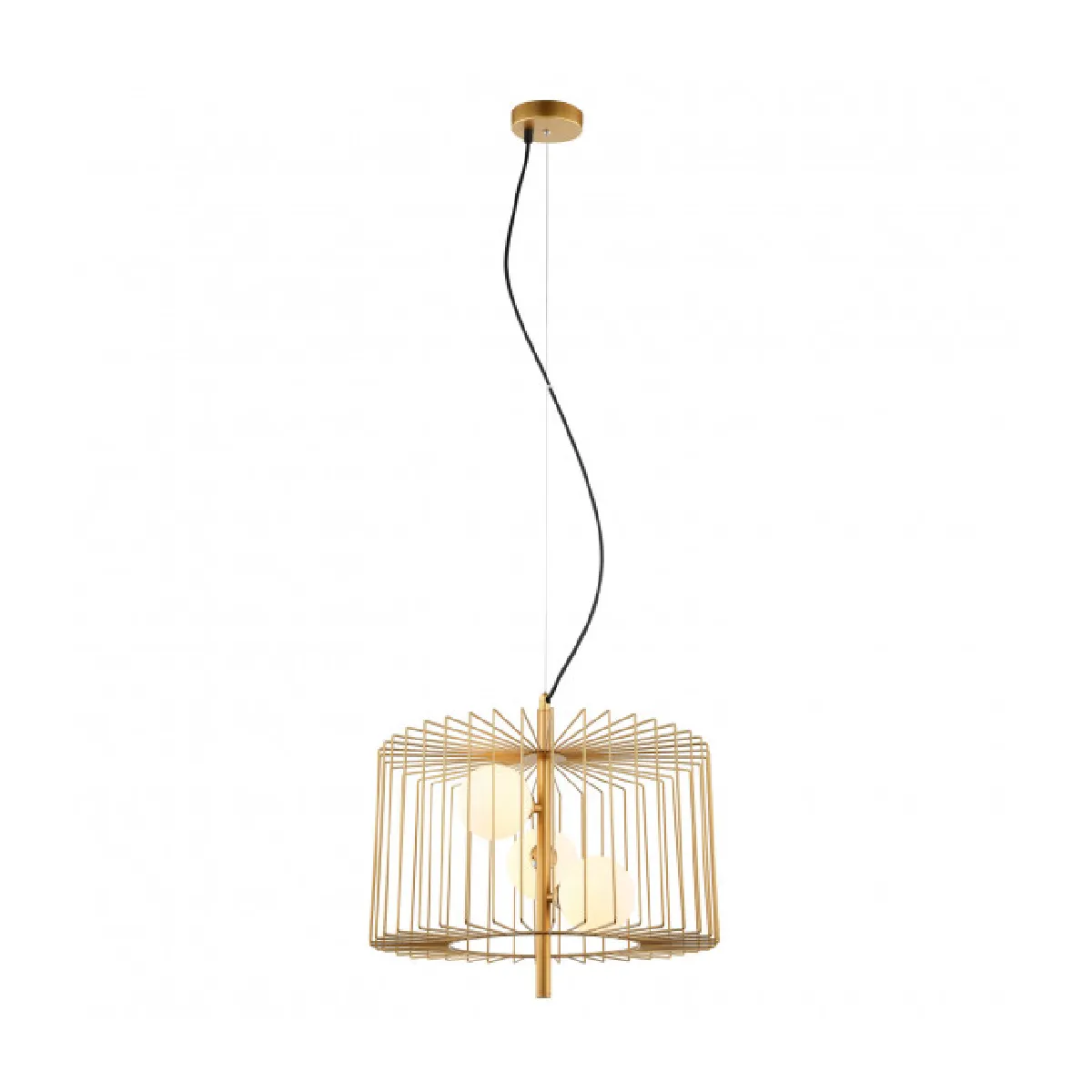Luminaire Center Suspension moderne Daren 3 ampoules