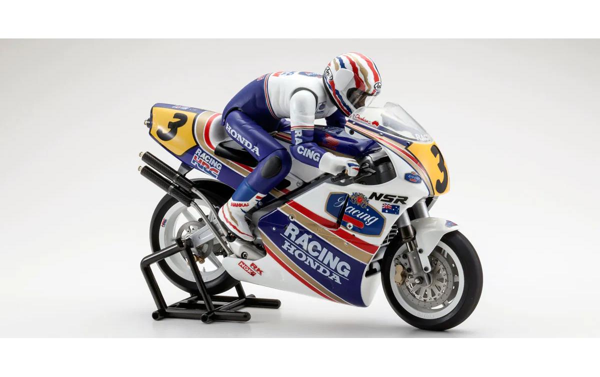 Motorrad Honda NSR500 1991 Bausatz, 1:8<br>Scale RC-Motorrad Bausatz «hanging on racer»