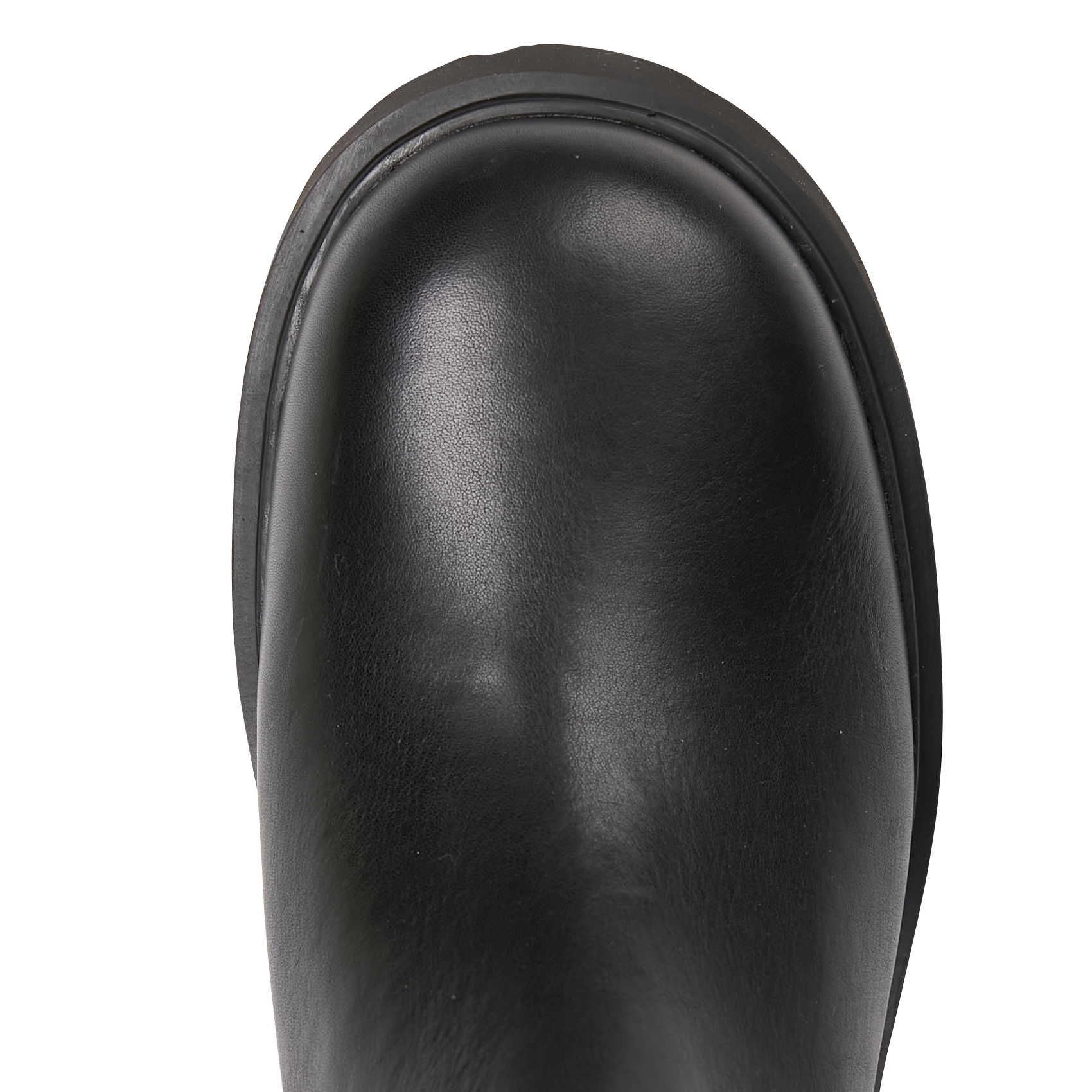 MILAH - Bottines en cuir mélangé | Noir