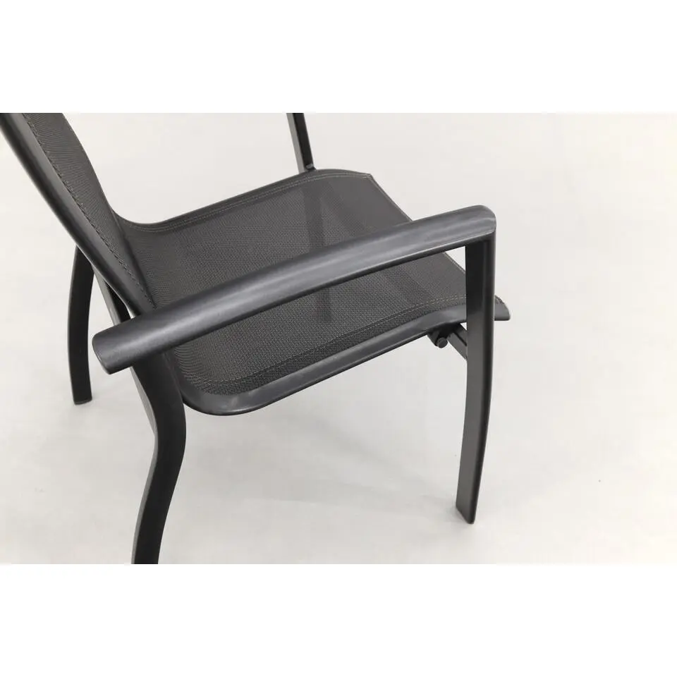 Kettler Legato Curve stapelstoel - Antraciet
