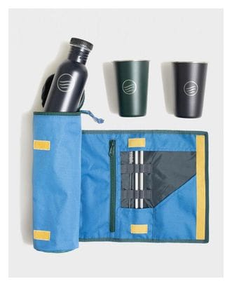 Kit Gourde et Gobelets United By Blue The Drink Kit Bleu