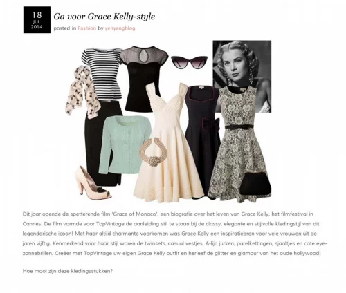 Lovely Audrey crème parel choker ketting