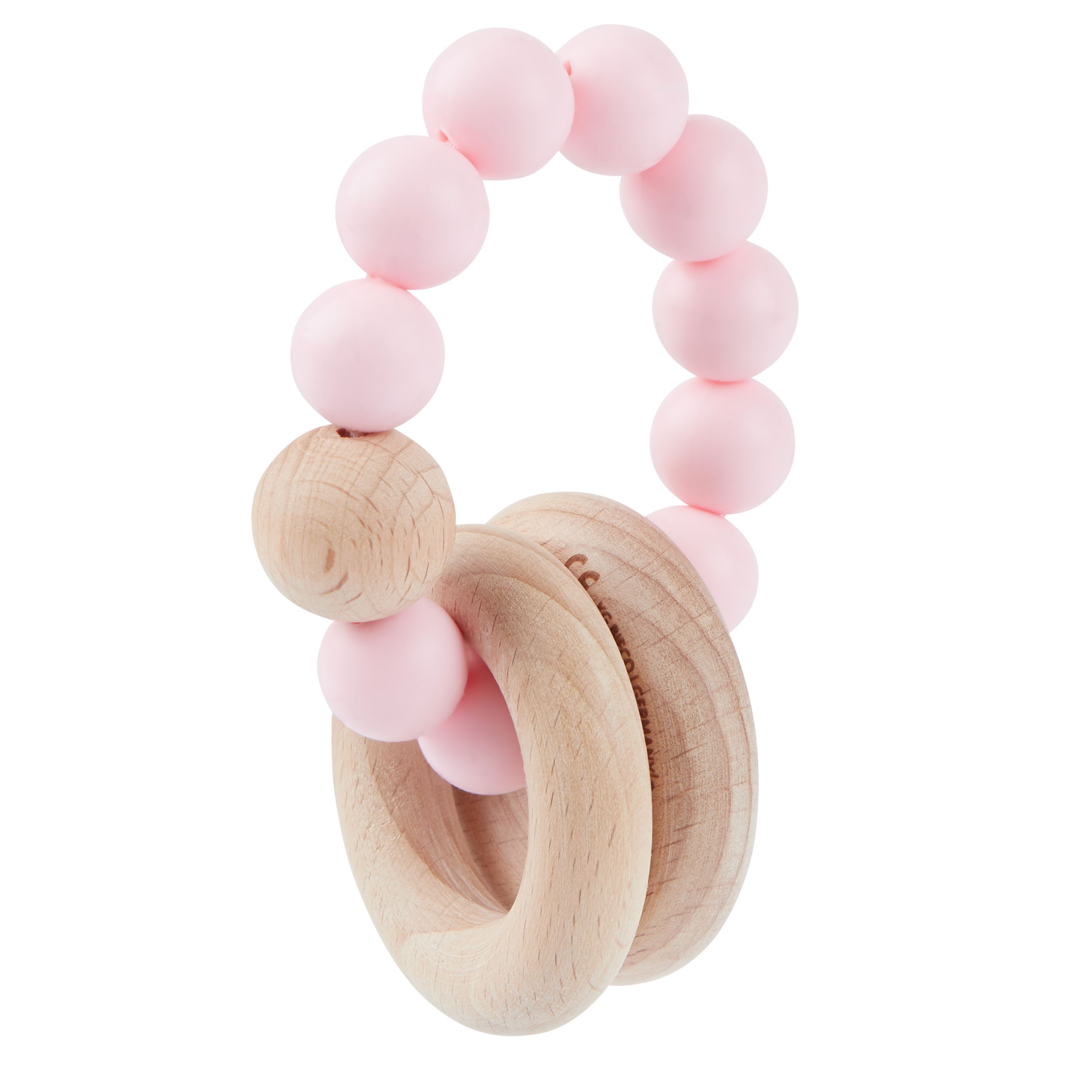 Beißring mit Silikonkette