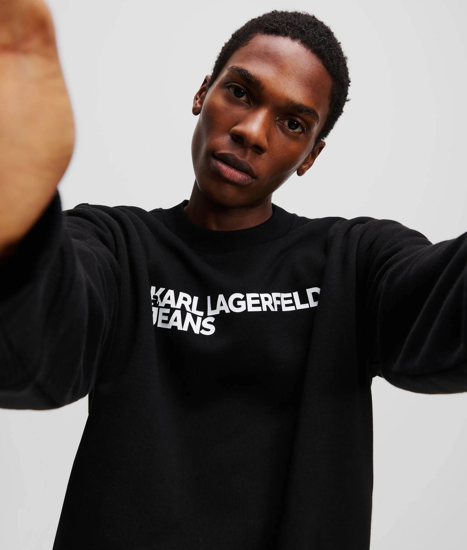 SWEAT-SHIRT À LOGO KLJ - Noir