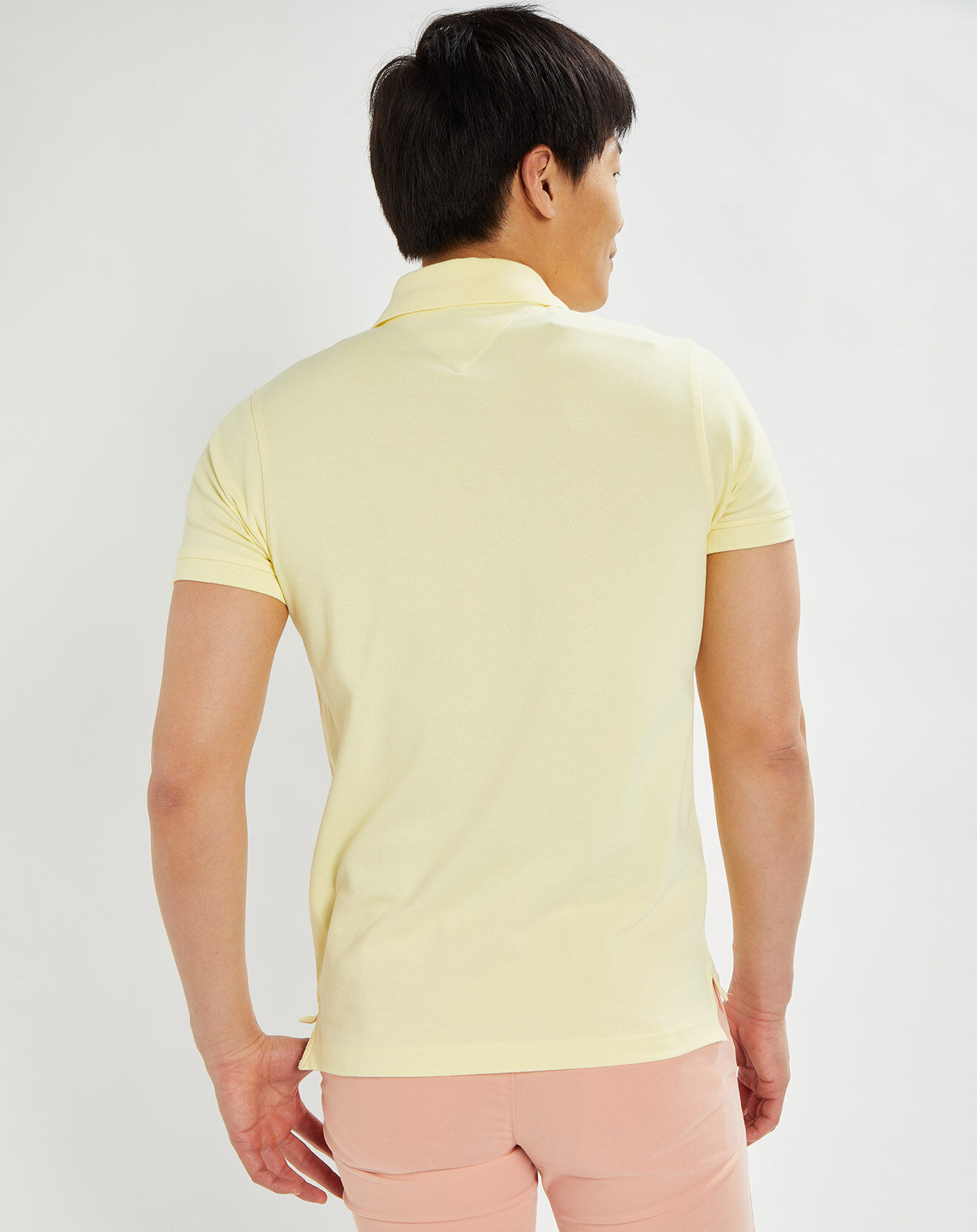 Tommy Hilfiger Polo slim 1985 jaune pâle