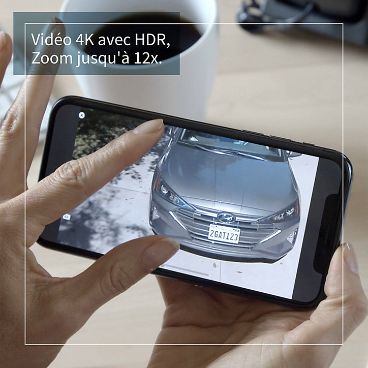 Caméra de vidéosurveillance sans fil Arlo Ultra2 4K blanche, lot de 3