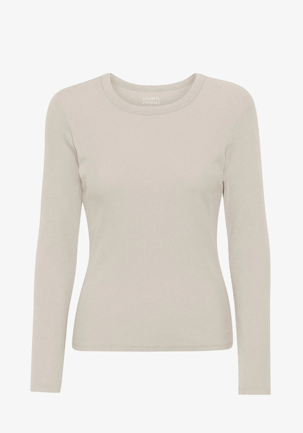 Colorful Standard Damen-Longsleeve Rib Ivory White