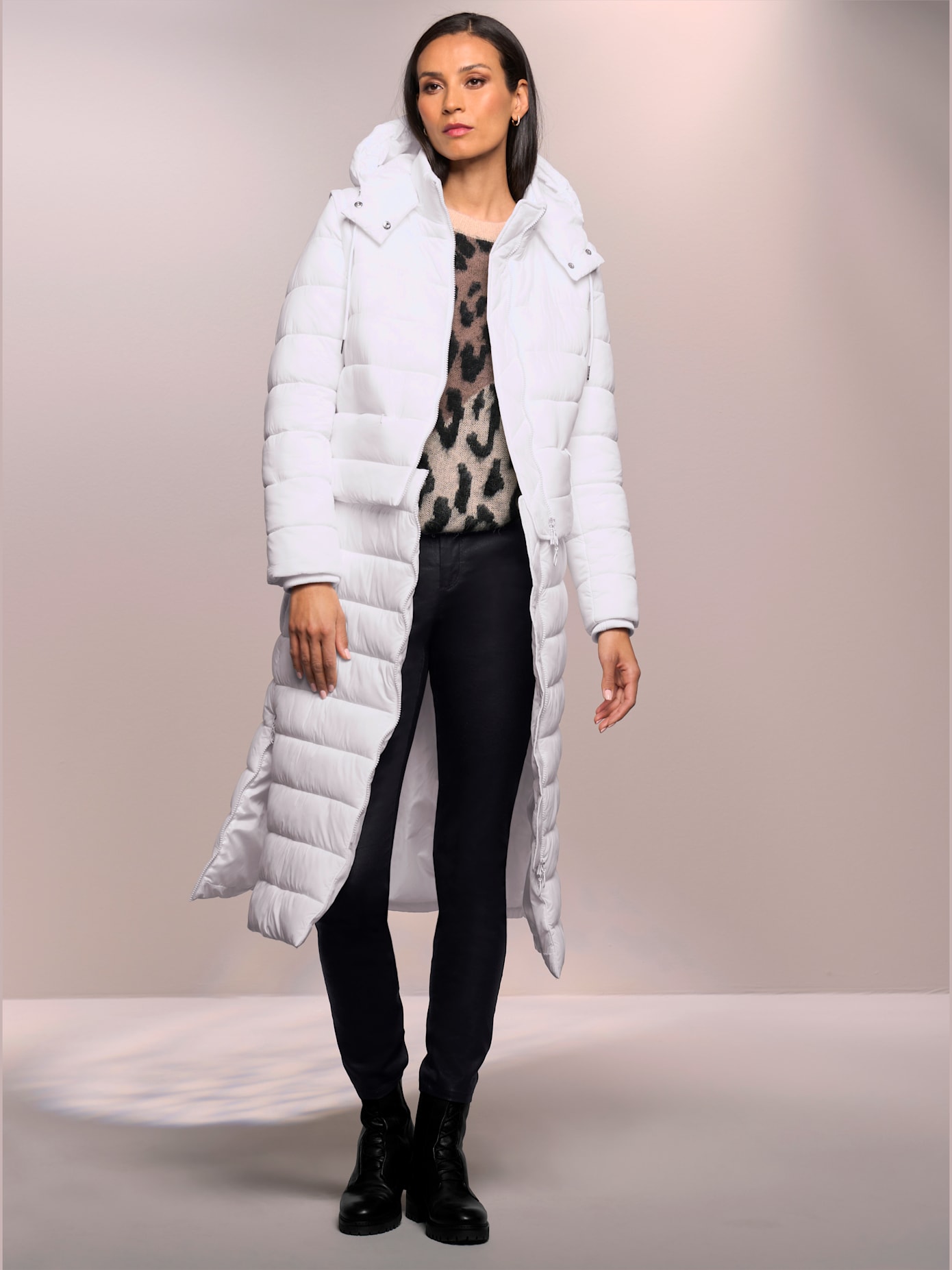 Manteau matelassé se porte de multiples façons