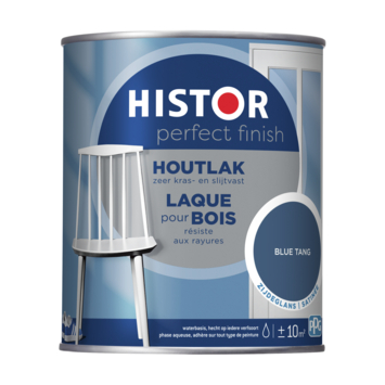 Histor Perfect Finish houtlak zijdeglans blue tang 750 ml