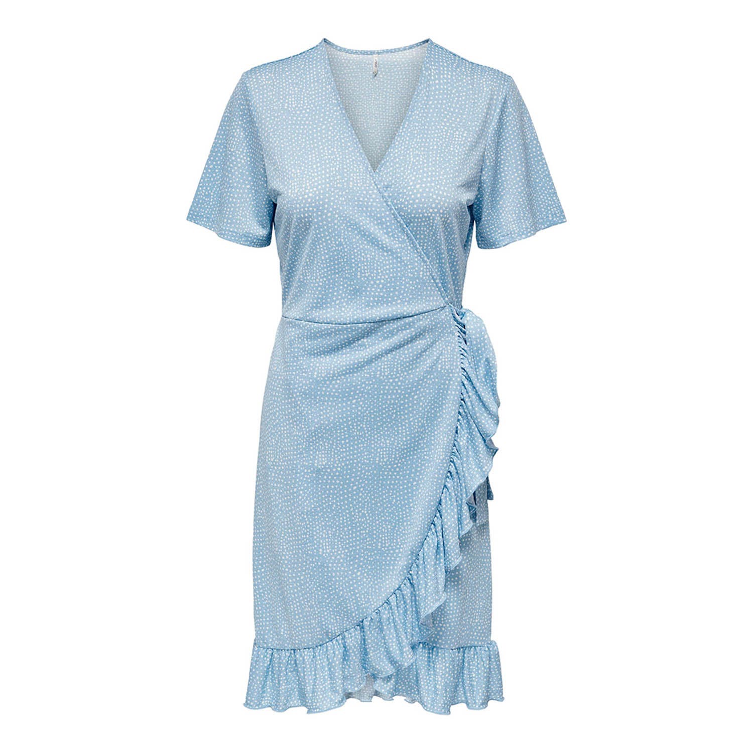 ONLY  Short Sleeve Wrap Dress