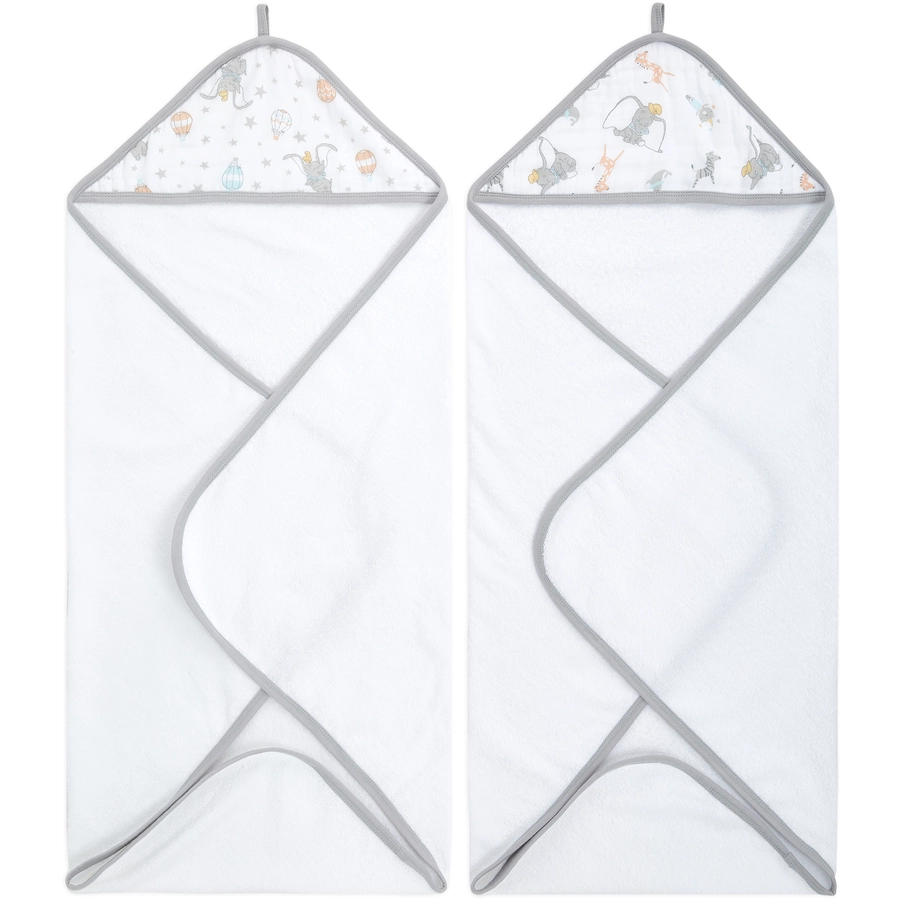 aden + anais™ essentials Kapuzenhandtuch dumbo new heights 2er-Pack