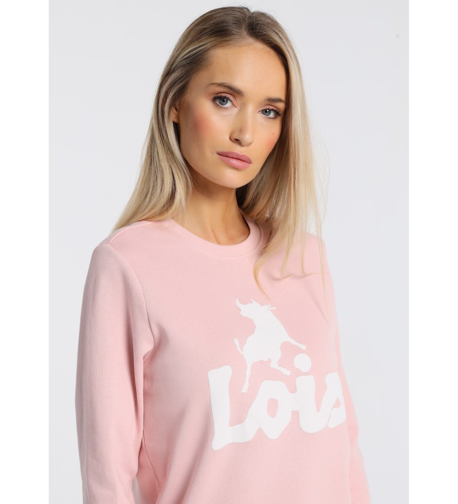 Moletom Lois 132395 Rosa