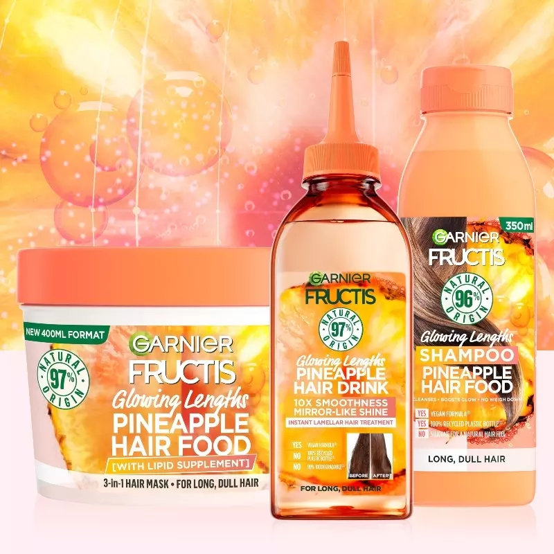 Garnier Fructis Hair Food Pineapple Shampoo 350 ml