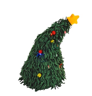 Weihnachtsartikel Hut grün 26cm 40cm Textil mit Funktion