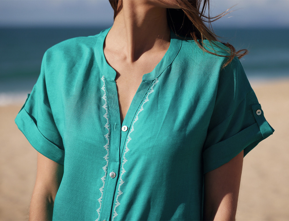 Liquette turquoise-Sur le lagon