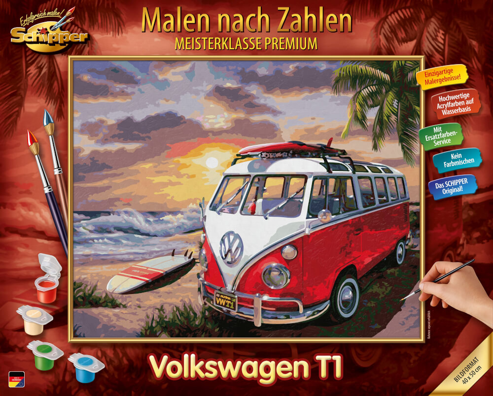 Malen nach Zahlen - Volkswagen T1