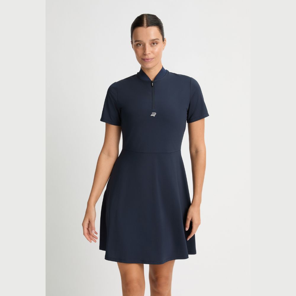 Annie Shortsleeve Kjole Dame Navy