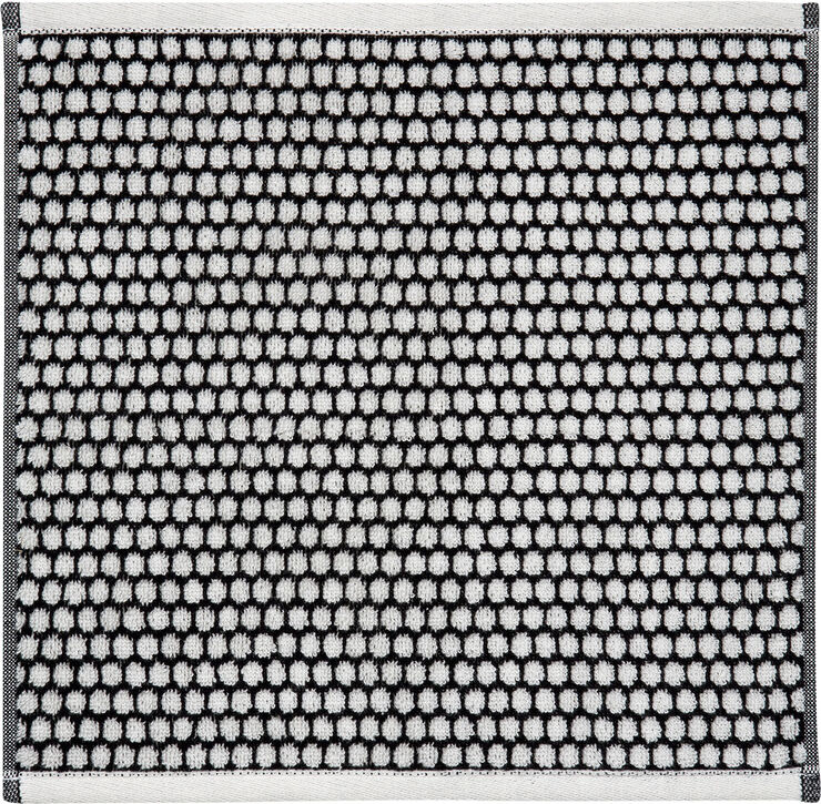 Mette Ditmer GRID fingertip towel Black / off-white