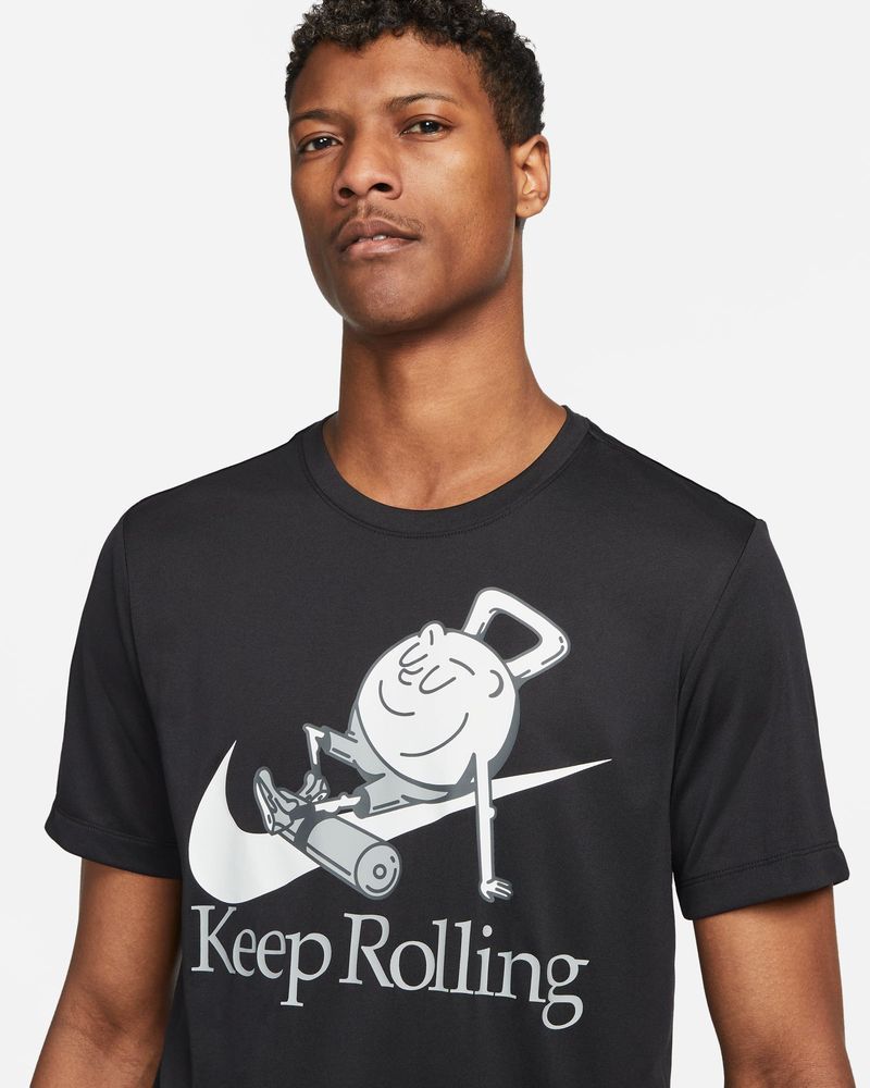 T-shirt de training Nike Dri-FIT Noir pour homme