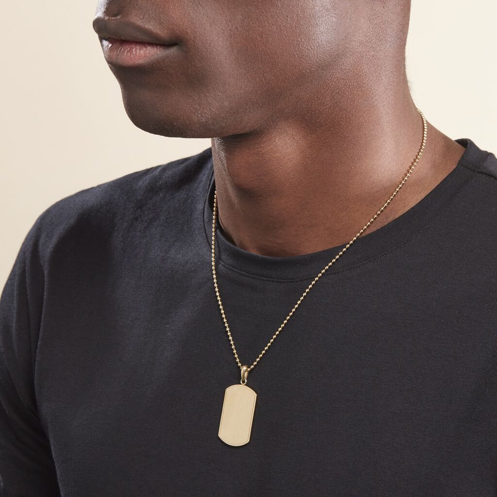 Collier Acier Doré Lorant