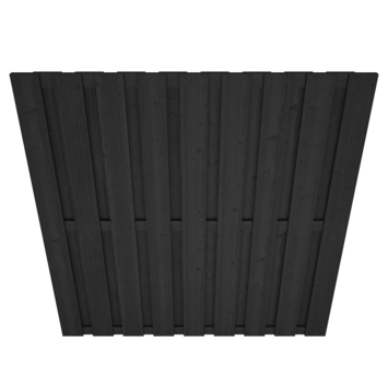 Schutting Royal grenen hout antraciet 180 x 180 cm