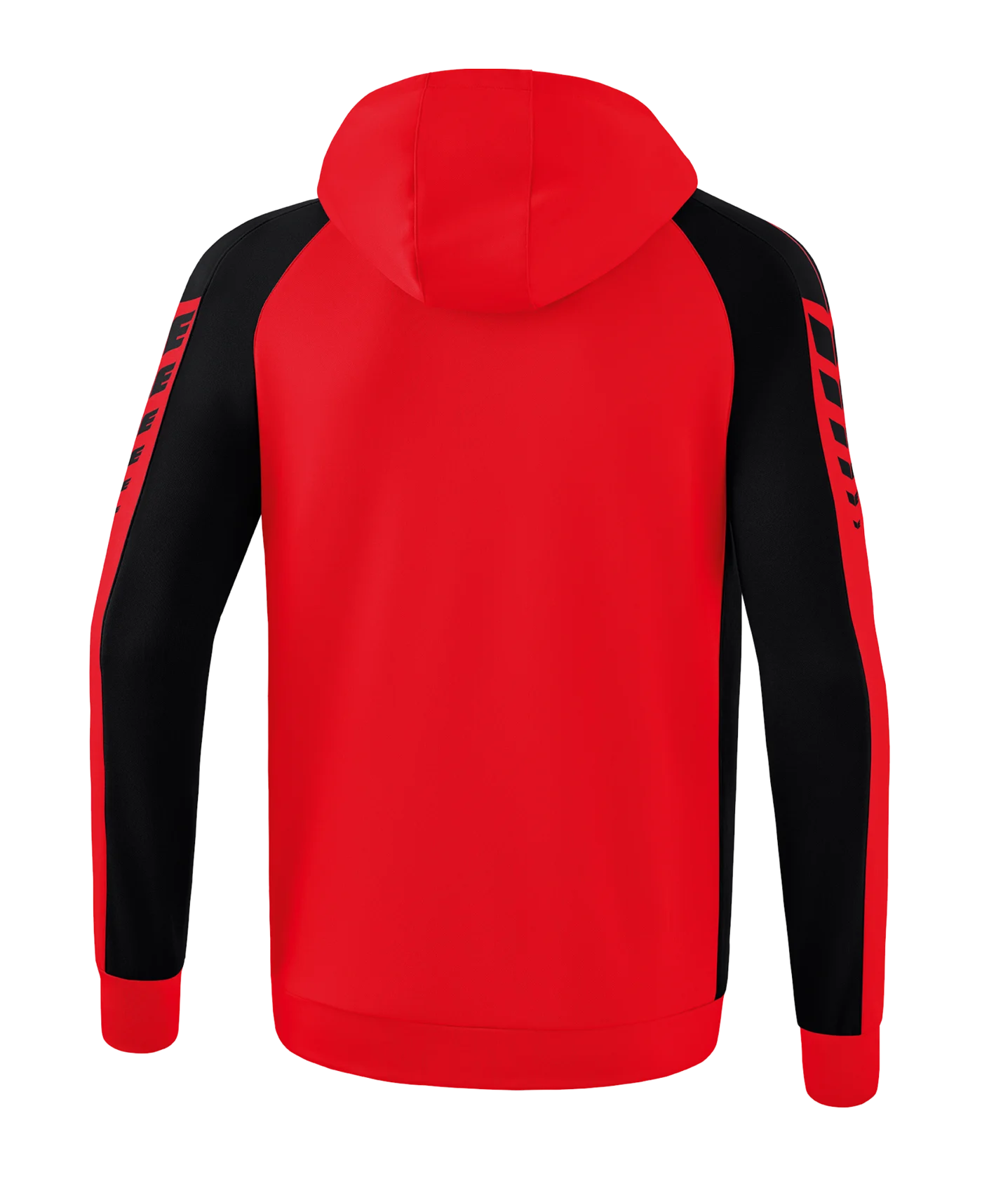 Erima Six Wings Kapuzenjacke Rot Schwarz