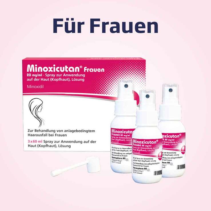 Minoxicutan® Frauen 20 mg/ml Spray, 3X60 ml