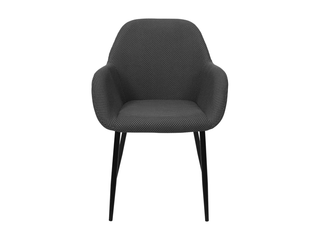 Fauteuil Atome Gris - Lot de 2