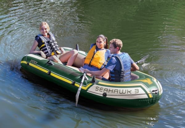 Intex Seahawk 3, Reise / Rekreasjon, Oppblåsbar Båt, Flerfarget, 3 person(er), 360 kg, 1100 W