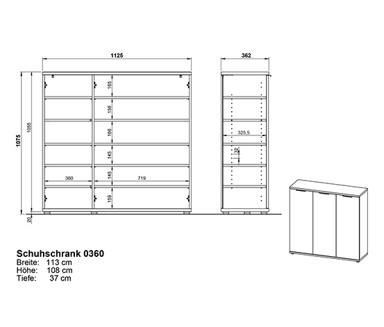 Schuhschrank »Osby«