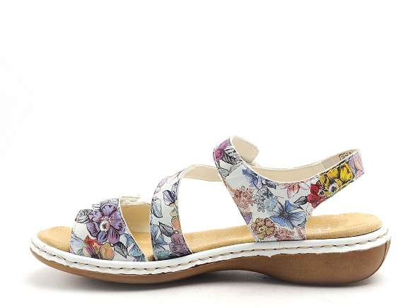 Rieker nu pieds plats femme 659c7 multicolore