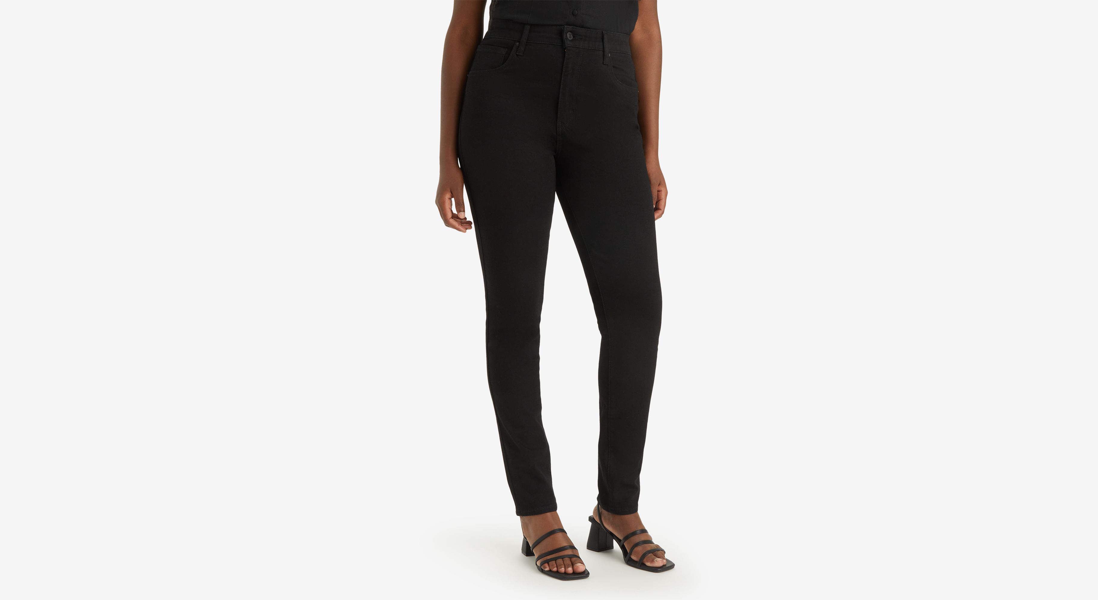 Jean Skinny taille haute 721™ - Stonewashed Black - Noir