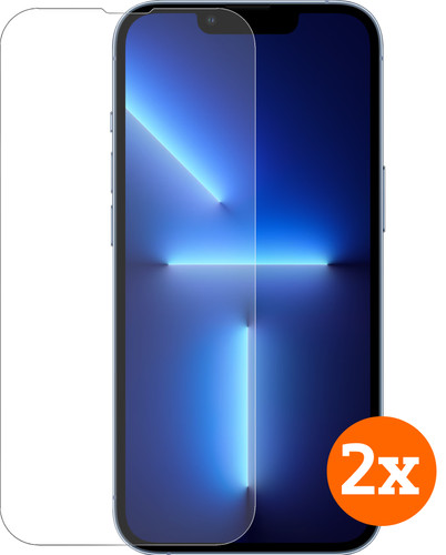 BlueBuilt Apple iPhone 14 / 13 / 13 Pro  Screenprotector Glas Duo Pack