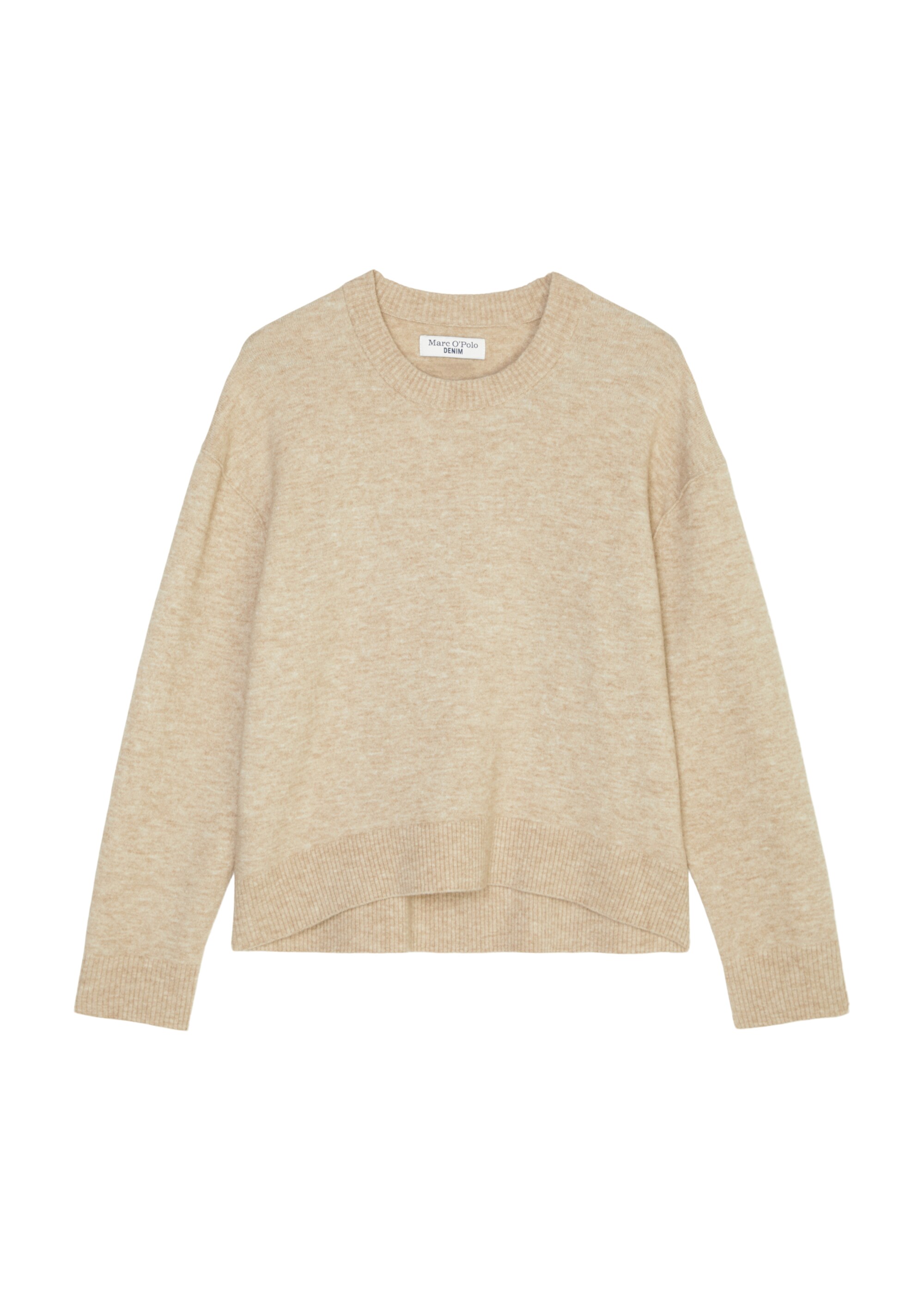 Strickpullover regularaus softem Schurwolle-Mix