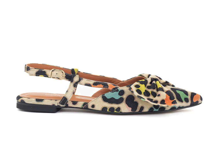 Babouche Sofie-2 leopard multi color